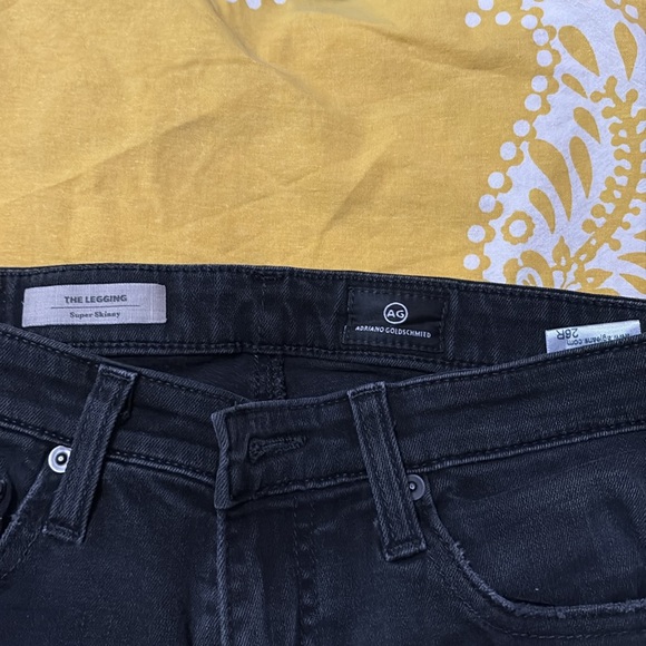 AG Adriano Goldschmied Women's Black Super Skinny Jeans - Picture 5 of 5